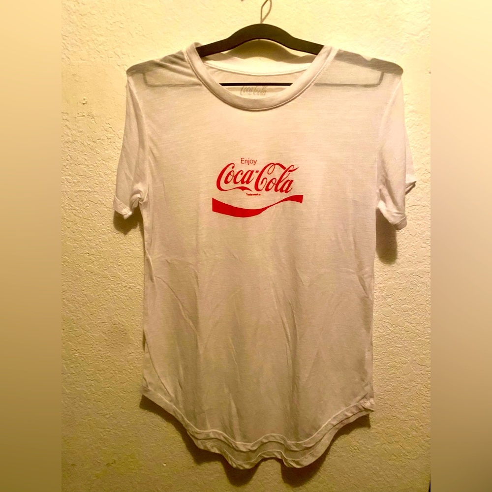 Coca Cola Red and White Short Sleeve Tee